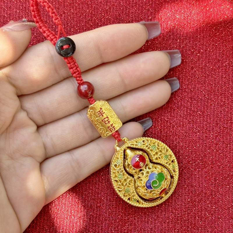 Szerencsés kulcstartó medál National Tide fejlett mobiltelefon-függő kulcstartó függő díszek ősi táska medál kreatív ajándék férfiaknak és nőknek