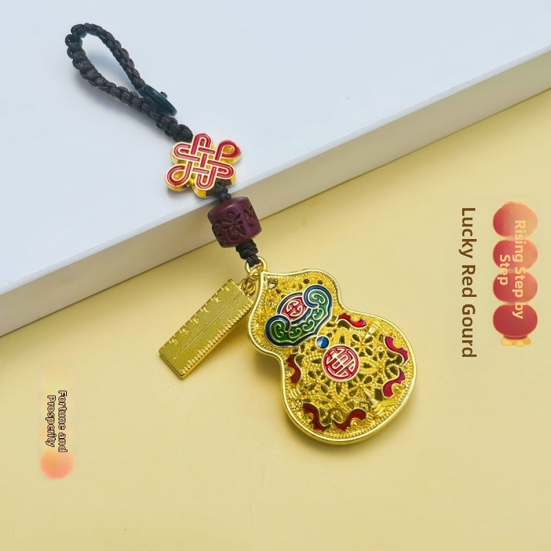 Szerencsés kulcstartó medál National Tide fejlett mobiltelefon-függő kulcstartó függő díszek ősi táska medál kreatív ajándék férfiaknak és nőknek