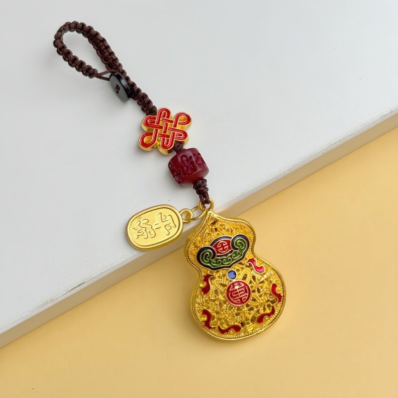 Szerencsés kulcstartó medál National Tide fejlett mobiltelefon-függő kulcstartó függő díszek ősi táska medál kreatív ajándék férfiaknak és nőknek