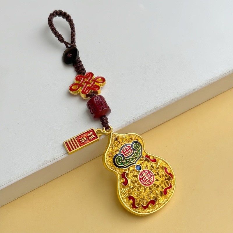 Szerencsés kulcstartó medál National Tide fejlett mobiltelefon-függő kulcstartó függő díszek ősi táska medál kreatív ajándék férfiaknak és nőknek