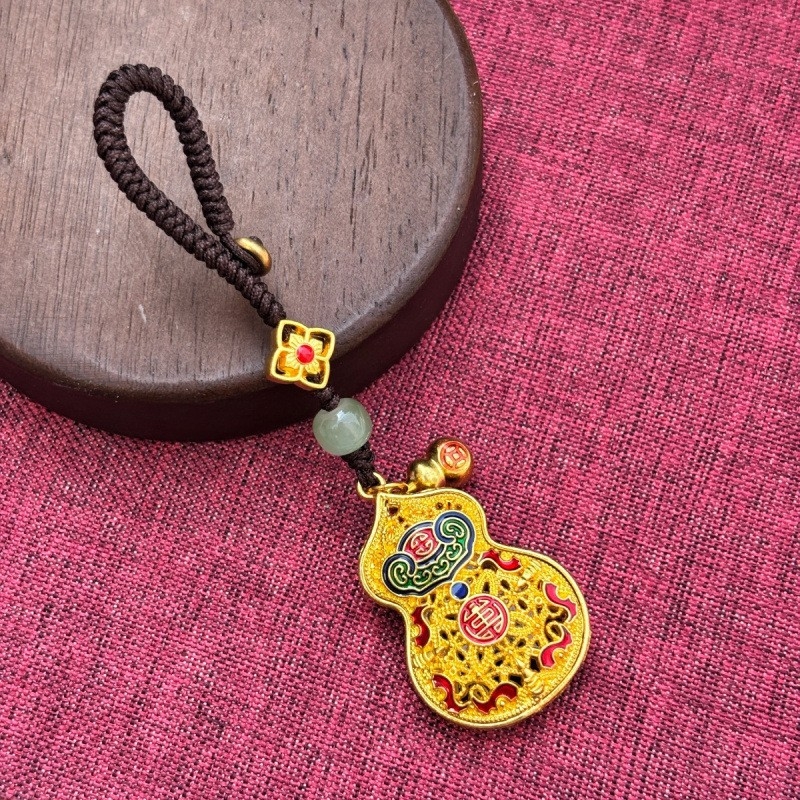 Szerencsés kulcstartó medál National Tide fejlett mobiltelefon-függő kulcstartó függő díszek ősi táska medál kreatív ajándék férfiaknak és nőknek