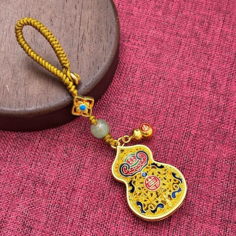 Szerencsés kulcstartó medál National Tide fejlett mobiltelefon-függő kulcstartó függő díszek ősi táska medál kreatív ajándék férfiaknak és nőknek