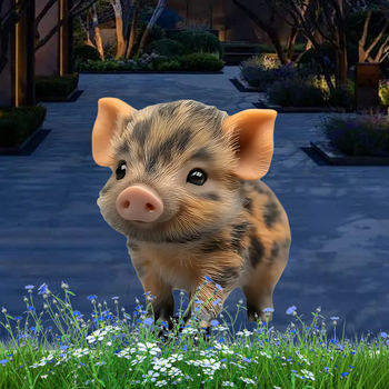 Εκρήξεις Ημέρας Αγίου Βαλεντίνου Μαύρος Μύθος Zhu Bajie 2D Επίπεδη Ακρυλική Διακόσμηση Αυλής Εξωτερική Γλάστρα με Γκαζόν Διακοσμητικά Λουλούδια