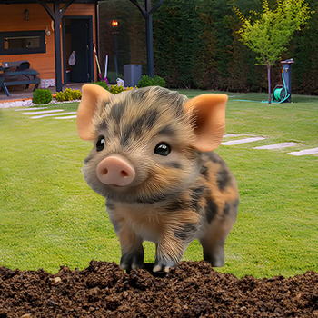 Εκρήξεις Ημέρας Αγίου Βαλεντίνου Μαύρος Μύθος Zhu Bajie 2D Επίπεδη Ακρυλική Διακόσμηση Αυλής Εξωτερική Γλάστρα με Γκαζόν Διακοσμητικά Λουλούδια