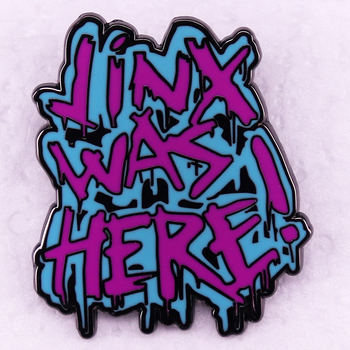 Broșă Jinx Here, accesorii pentru insignă de joc din Liga Eroilor