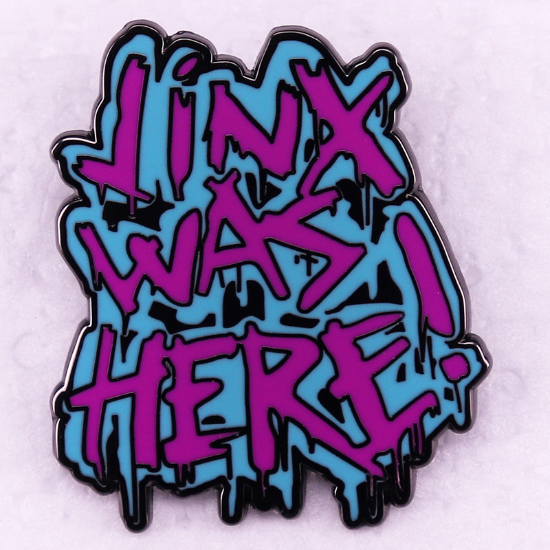 Broșă Jinx Here, accesorii pentru insignă de joc din Liga Eroilor