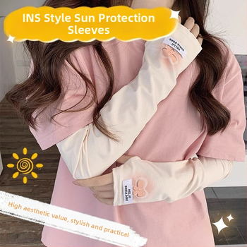 Suvised päikesekaitsega jäävarrukad, naiste armsad lahtised varrukad, UV-kaitsega päikesevarjuga käekaitsed, õhukesed hingavad jääsiidist varrukad