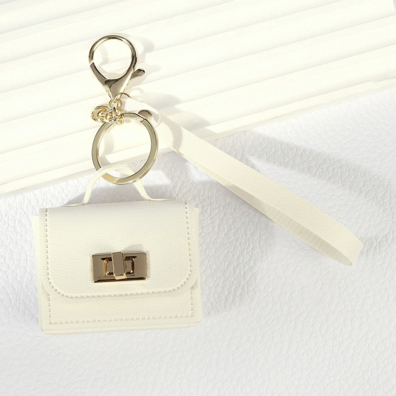 Mini táska kulcstartó PU bőr kézitáska érme pénztárca kiegészítők medál mobiltelefon táska ékszer függő ajándék