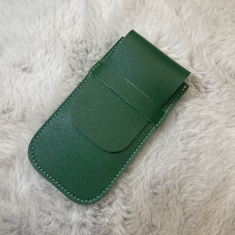 Paprastas atmosferinis PU odos laikrodžių krepšys, atsparus įbrėžimams, laikrodžių laikymo odinis dėklas, universalus kvarcinio laikrodžio apsauginis dėklas