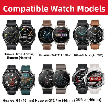 Подходяща за каишка за часовник Huawei, кожена основа, квадратен маслен ръб, кайсиев маслен ръб, каишка за смарт часовник Gt5