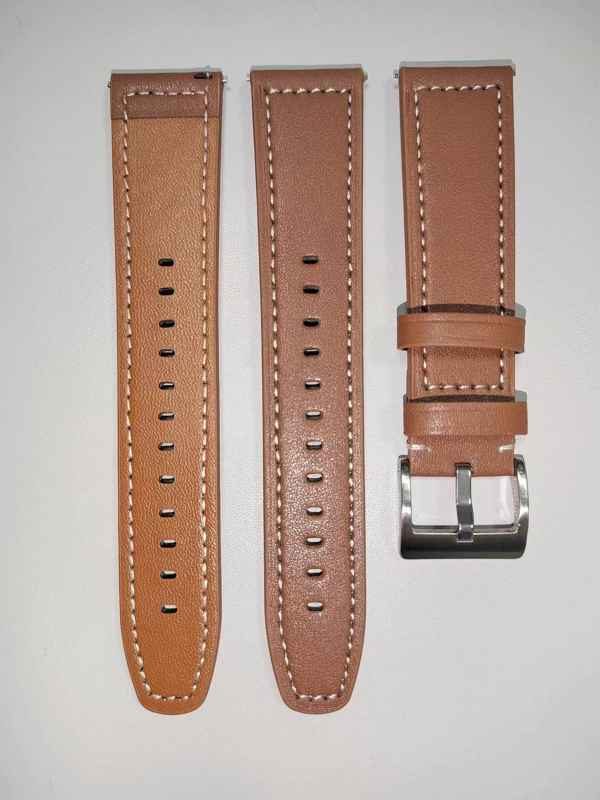 Alkalmas Huawei óraszíjhoz, bőr talppal, szögletes olajos szélű farokkal, barackszínű olajos szélű farokkal, GT5 okosóraszíjhoz