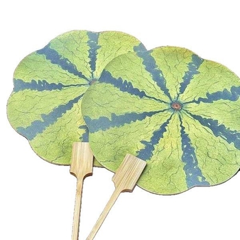 Δροσερό δώρο για φίλες, στηρίγματα θαυμαστών ομάδας, ανεμιστήρας εκρήξεων, ζεστός καλοκαιρινός ανεμιστήρας καρπουζιού, ζωγραφισμένος στο χέρι, γλυκός