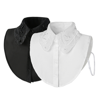 Madingi marškiniai su netikra apykakle, madingi apatiniai marškiniai su netikra apykakle, gryni, daugiafunkciniai