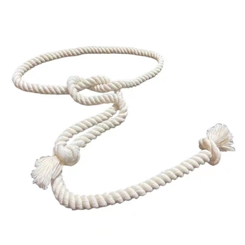 Retro vastag kötélöv, női stílusú díszes, mindenhez illő farmeröv, diák- és fiatalember nadrágöv