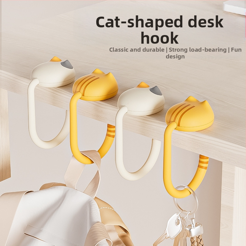 Iskolatáska akasztó, diákasztal oldalsó akasztó, irodai állvány, asztali, tartós, teherhordó, univerzális akasztó