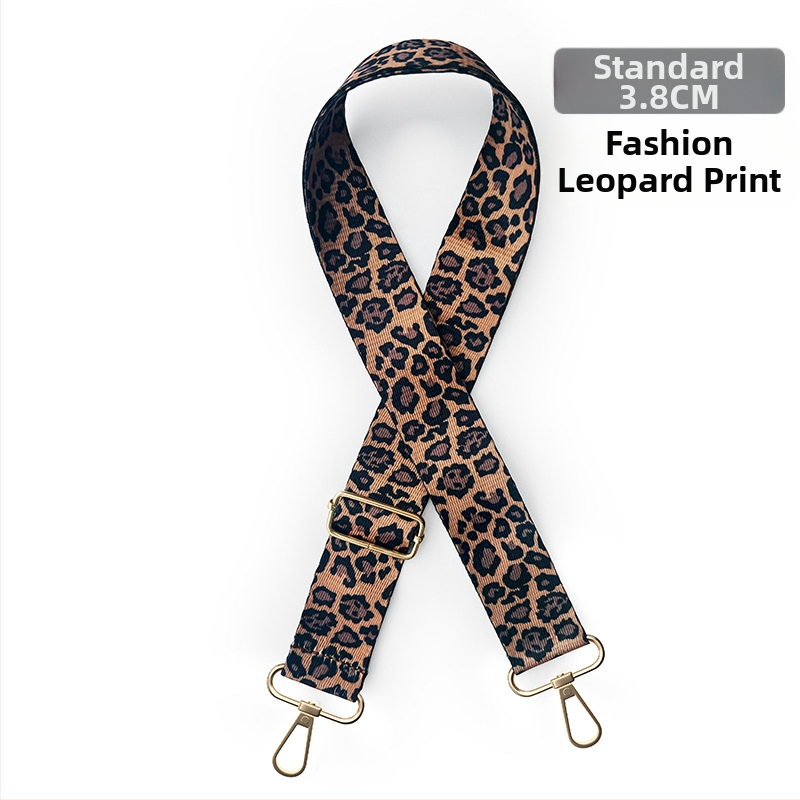 Rankinė per petį su itin plačiais aksesuarais, spalvinga rankinė, storas dirželis, ilgas pakaitinis dirželis, reguliuojamas universalus krepšys per petį