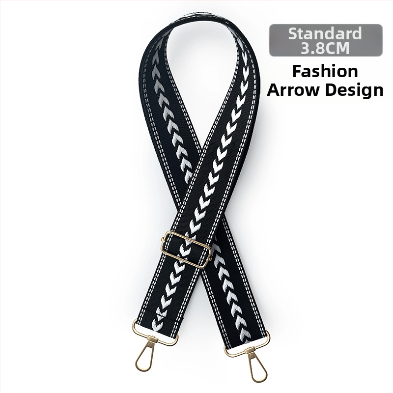 Rankinė per petį su itin plačiais aksesuarais, spalvinga rankinė, storas dirželis, ilgas pakaitinis dirželis, reguliuojamas universalus krepšys per petį