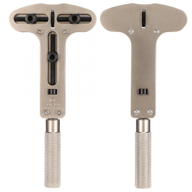 Nástroj na opravu hodiniek, otvárač hodiniek, extra veľký trojnohý otvárač hodiniek č. 2819, extra veľký trojnohý otvárač hodiniek