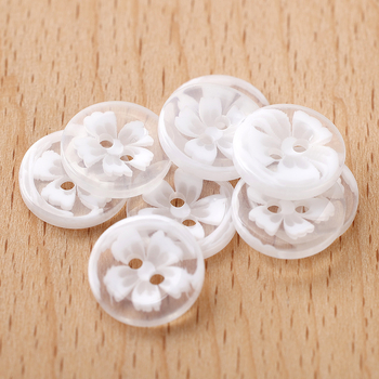 Петлистно цвете от смола, прозрачно кръгло копче, риза, пуловер, палто, ветроустойчива яке, декоративна катарама за ръчно шиене на едро