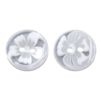 Петлистно цвете от смола, прозрачно кръгло копче, риза, пуловер, палто, ветроустойчива яке, декоративна катарама за ръчно шиене на едро