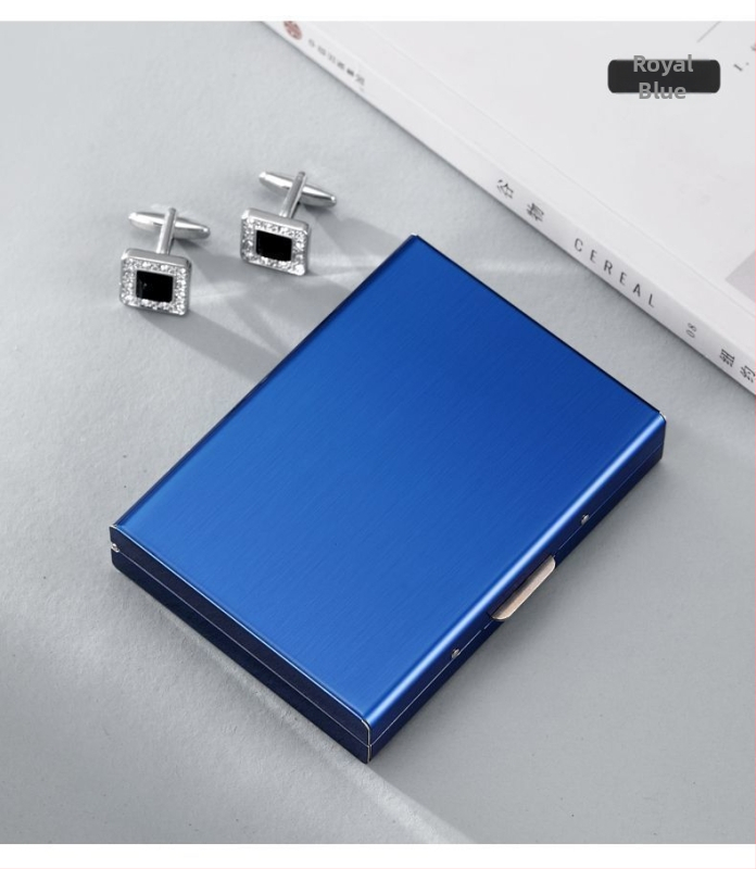 Uus 2024 roostevabast terasest kaardiümbris, magnetiline vargusvastane rahakott, mini lihtne kõrgekvaliteediline roostevabast terasest kaardiümbris, kaartide komplekt hulgimüügist