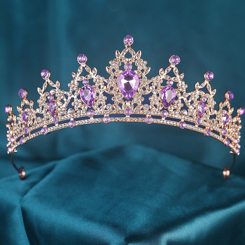 Euroopa ja Ameerika piiriülene luksuslik elegantne sulamist pruudi kroonteemantpulmarõivad sünnipäevapeole kroonprintsessile mõeldud juukseaksessuaarid