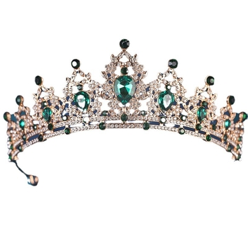 Euroopa ja Ameerika piiriülene luksuslik elegantne sulamist pruudi kroonteemantpulmarõivad sünnipäevapeole kroonprintsessile mõeldud juukseaksessuaarid