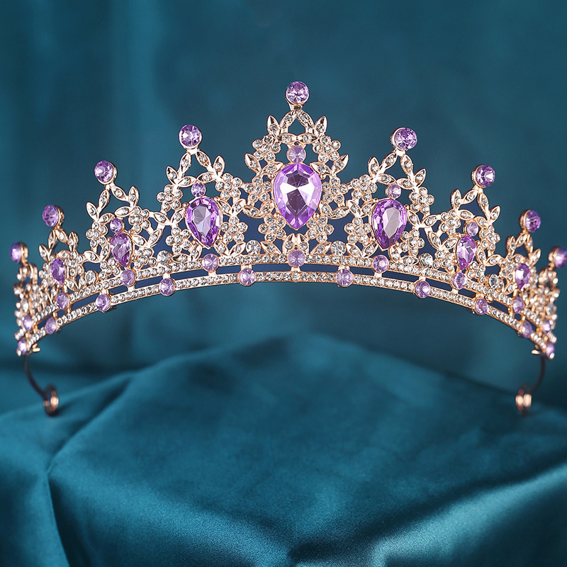 Euroopa ja Ameerika piiriülene luksuslik elegantne sulamist pruudi kroonteemantpulmarõivad sünnipäevapeole kroonprintsessile mõeldud juukseaksessuaarid