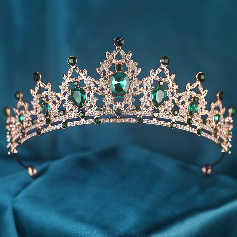 Euroopa ja Ameerika piiriülene luksuslik elegantne sulamist pruudi kroonteemantpulmarõivad sünnipäevapeole kroonprintsessile mõeldud juukseaksessuaarid