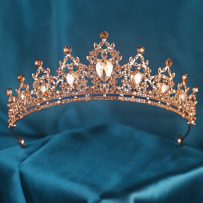 Euroopa ja Ameerika piiriülene luksuslik elegantne sulamist pruudi kroonteemantpulmarõivad sünnipäevapeole kroonprintsessile mõeldud juukseaksessuaarid