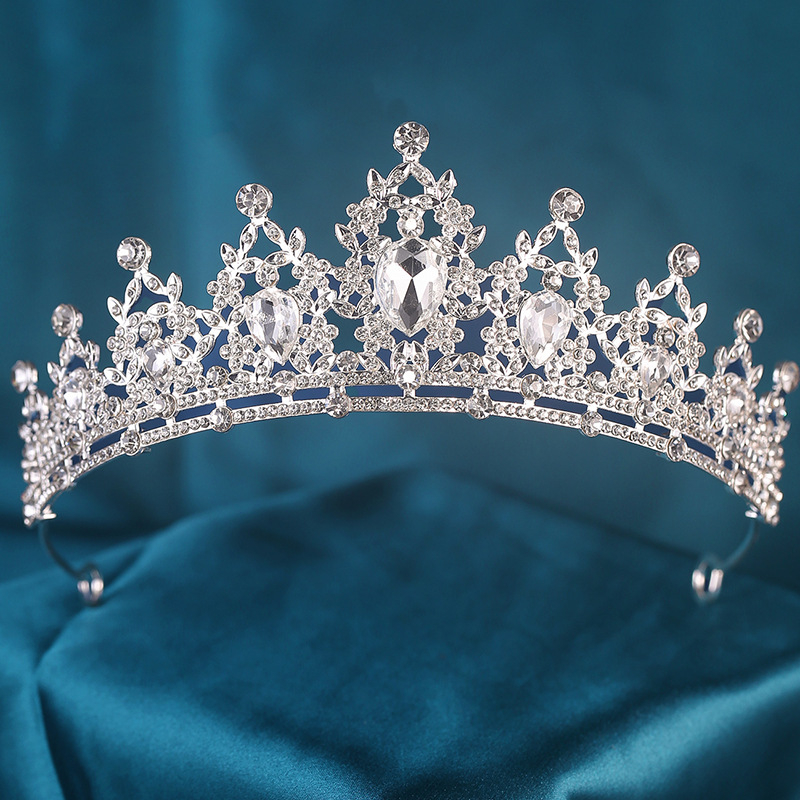 Euroopa ja Ameerika piiriülene luksuslik elegantne sulamist pruudi kroonteemantpulmarõivad sünnipäevapeole kroonprintsessile mõeldud juukseaksessuaarid