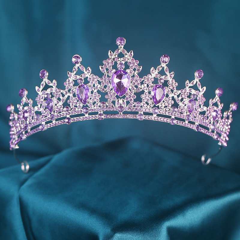 Euroopa ja Ameerika piiriülene luksuslik elegantne sulamist pruudi kroonteemantpulmarõivad sünnipäevapeole kroonprintsessile mõeldud juukseaksessuaarid