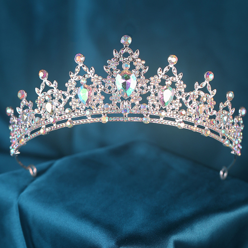 Euroopa ja Ameerika piiriülene luksuslik elegantne sulamist pruudi kroonteemantpulmarõivad sünnipäevapeole kroonprintsessile mõeldud juukseaksessuaarid