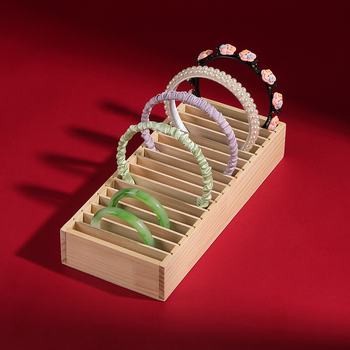 Ράφι αποθήκευσης κεφαλής από μασίφ ξύλο, δίσκος κοσμημάτων, ράφι επίδειξης κεφαλής, δίσκος κοσμημάτων για βραχιόλια, στάβλος επίδειξης αντικειμένων