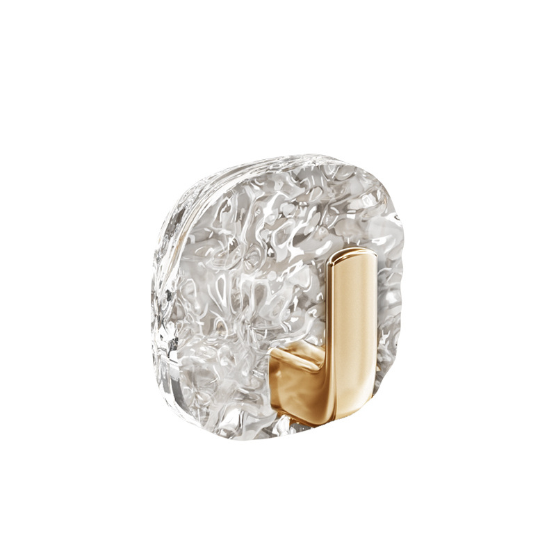 Ütésmentes Glacier mintás akasztó konyhai tárolóállvány spatulatartó fürdőszobai akasztó fali tárolóragasztó