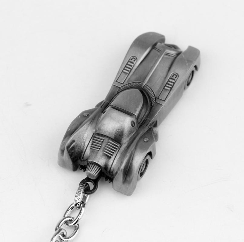 Új, határokon átnyúló európai és amerikai ékszer, Batman szekér divatos, gyönyörű kulcstartó, mozgatható szekér modell