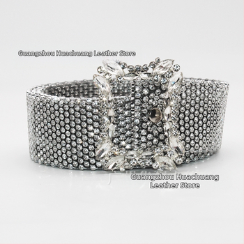 Gyári közvetlen értékesítésű új női édes gyémánt öv, 11 soros, teljes strasszos berakásos divatos öv ruházati övvel, nagykereskedelemben