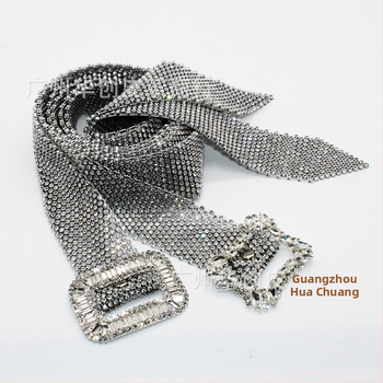 Gyári közvetlen értékesítésű új női édes gyémánt öv, 11 soros, teljes strasszos berakásos divatos öv ruházati övvel, nagykereskedelemben