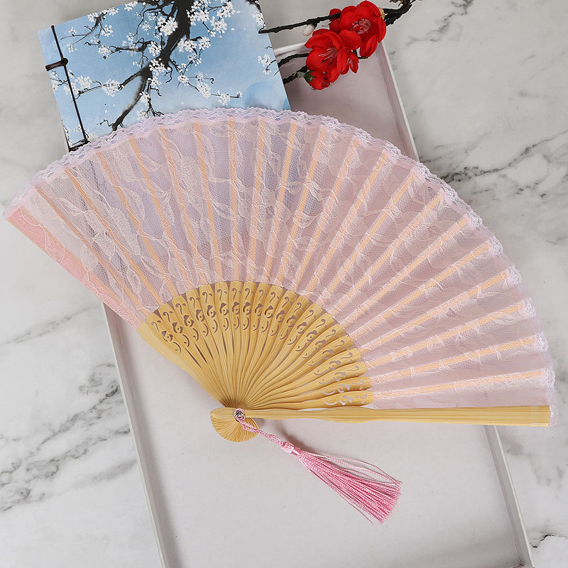 Euroopa stiilis printsess pitsist kokkupandav lehvik antiikne käsitöökingituslehv Lolita aksessuaaride tantsulehvikute põlvkonna allikatootjad