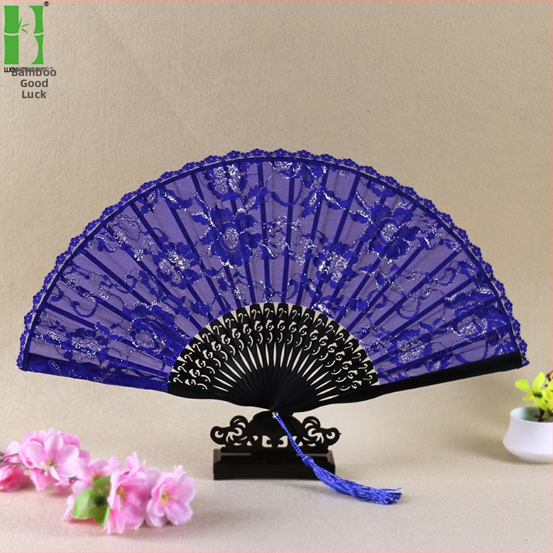 Euroopa stiilis printsess pitsist kokkupandav lehvik antiikne käsitöökingituslehv Lolita aksessuaaride tantsulehvikute põlvkonna allikatootjad