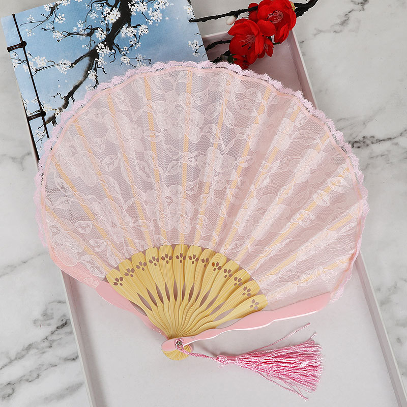 Euroopa stiilis printsess pitsist kokkupandav lehvik antiikne käsitöökingituslehv Lolita aksessuaaride tantsulehvikute põlvkonna allikatootjad