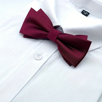 Meeste kahekihiline asümmeetriline twill-kikilips peigmehele ja peiupoisile mõeldud moodne pulmapeo riietus ja lipsuga aksessuaarid