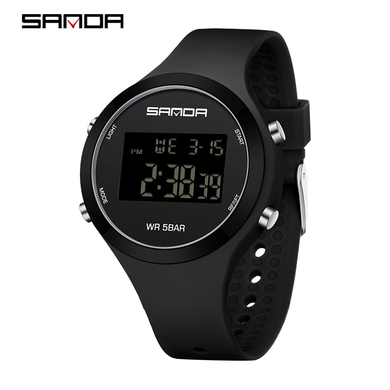 Sanda tudengikella reaalajas plahvatuste teismelise äratuskell multifunktsionaalne moodne helendav veekindel elektrooniline käekell