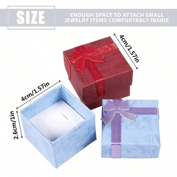 [Határokon átnyúló] Ékszer ajándékdoboz, nyaklánc fülbevaló gyűrű doboz, szalag csomagoló doboz, esküvői dekorációs doboz