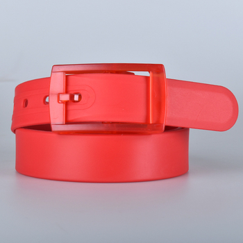 Uniszex Színes Szilikon Tűcsatos Öv Cukorka Színes Fémmentes Fehér és Piros Műanyag Nadrágöv közvetlen gyári eladás
