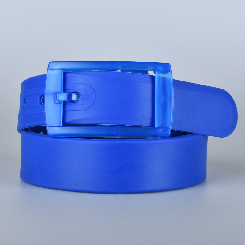 Uniszex Színes Szilikon Tűcsatos Öv Cukorka Színes Fémmentes Fehér és Piros Műanyag Nadrágöv közvetlen gyári eladás