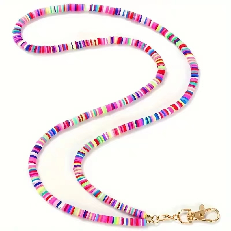 Amazon Fashion puha kerámia nyaklánc mobiltelefon kulcs munkakártya könnyen húzható csattal csipke nyaklánc