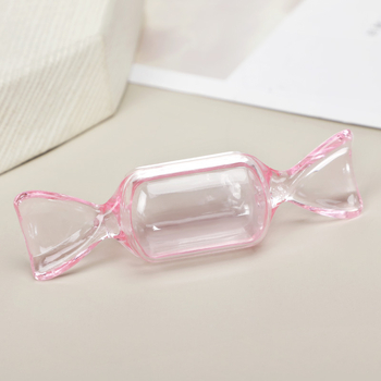 Kūrybingos animacinių filmukų mini plastikinės dėžutės mergaičių auskarų karoliai permatomos plastikinės laikymo dėžutės didmeninė prekyba miela saldainių dėžutė