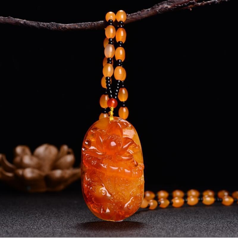 Új Po Bloody pulóverlánc, csúcskategóriás vízcsepp medál, hosszú, sokoldalú nyári utánzatú viaszméz nyaklánc női nyakpánt ajándékba