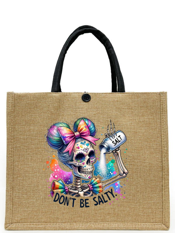 Határokon átnyúló robbanások 2025 új vászon kézitáska szupermarket bevásárlótáska nagy kapacitású vintage vászontáska